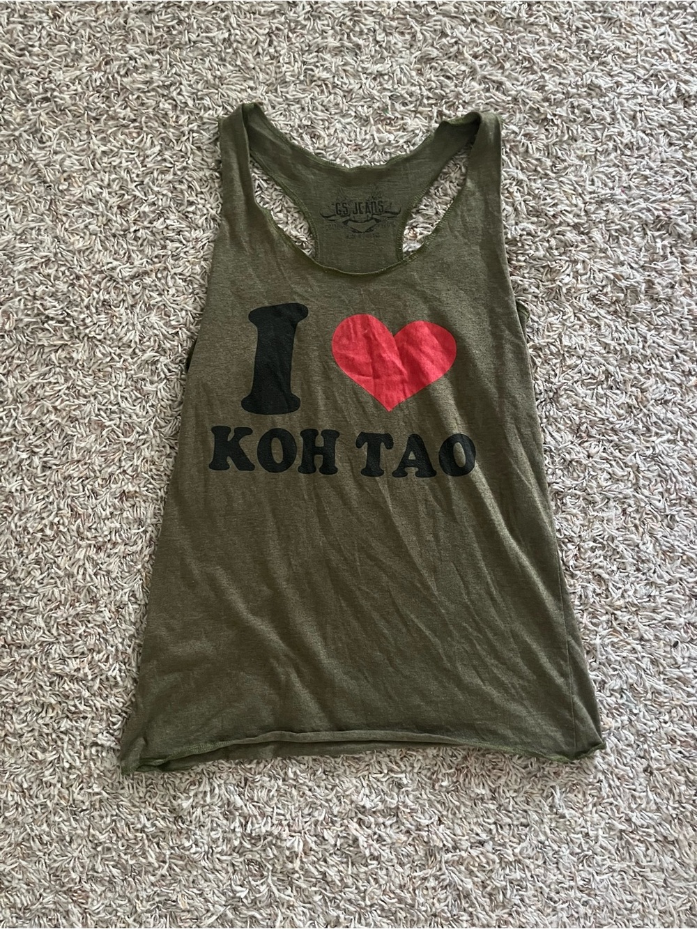i ❤️ koh tao tank top
